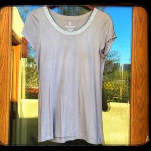 Juicy Couture t-shirt with accent collar, Med